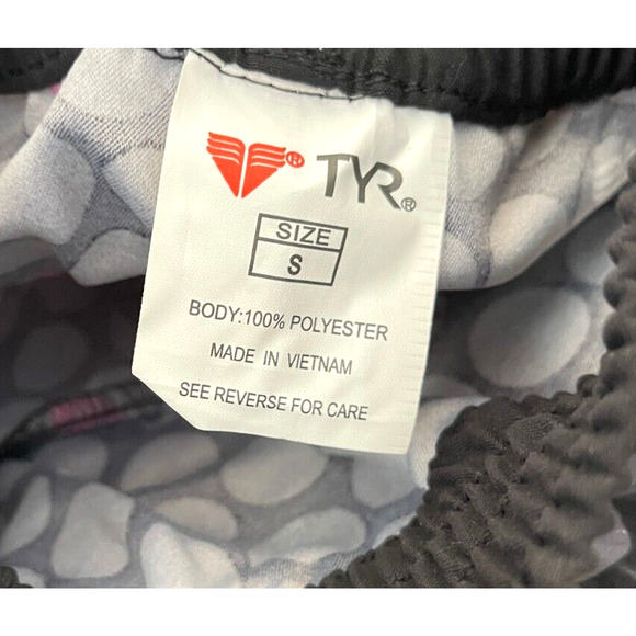 Tyr Womens Board Shorts Grey Polka Dot Drawstring 3" Inseam Size SMALL FBSP5A - Picture 4 of 5